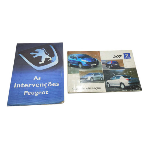 Moldura Manual Proprietario Peugeot 207 2008 2009 2010