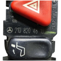 Botão Pisca Alerta 2108204810 Mercedes W210 2002 2003 Preto