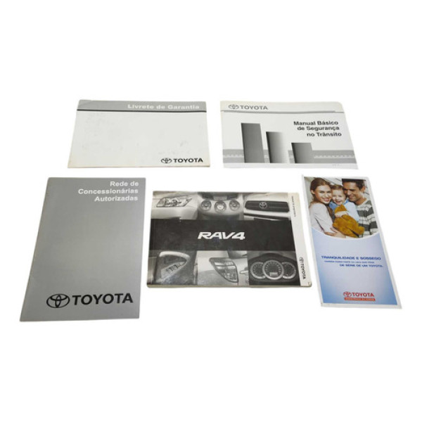 Moldura Manual Proprietario Toyota Rav4 2008 2009 2010