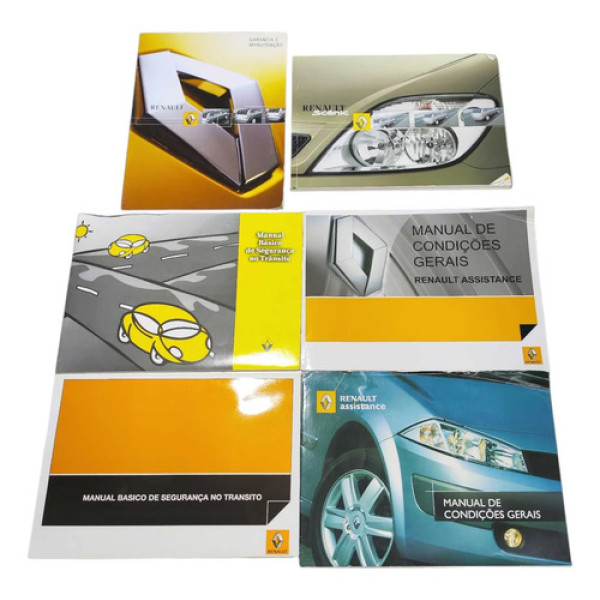 Moldura Manual Proprietário Renault Scenic 2001 2002 A 2005