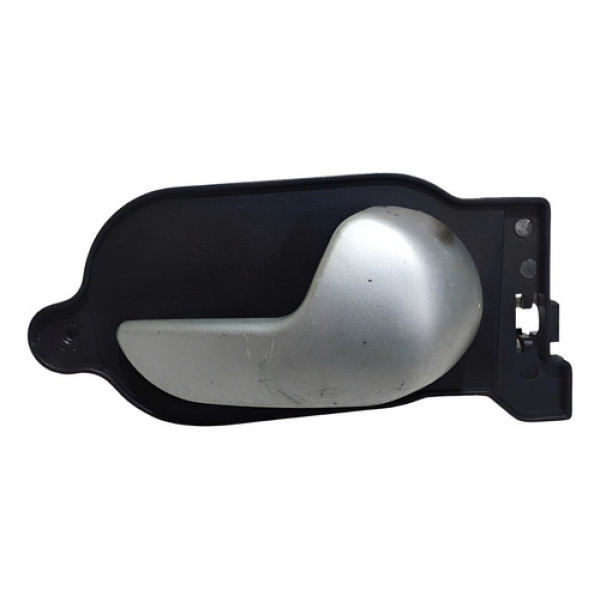 Maçaneta Interna Dianteira Direita Ford Fiesta 2004 A 2012 - Prata - Dianteira