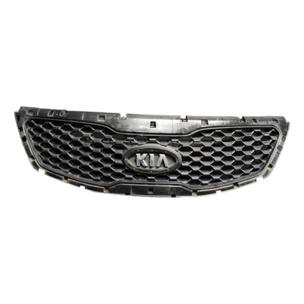 Grade Parachoque Sem Friso Kia Sorento 2012 2013 863502p000 Preto