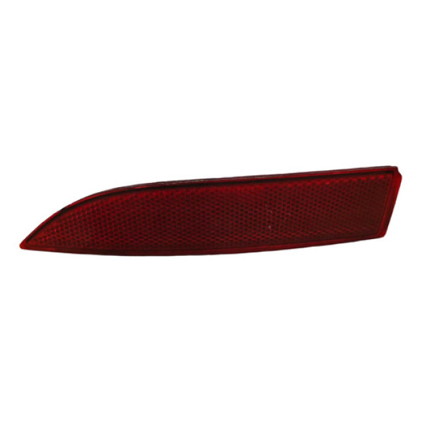 Refletor Tras Esquerdo Parachoque Renault Logan 2014 A 2020  Vermelho