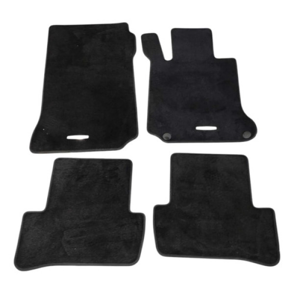 Jogo Tapete Tecido Mercedes C180 1.8 2011 2012 2013 Preto