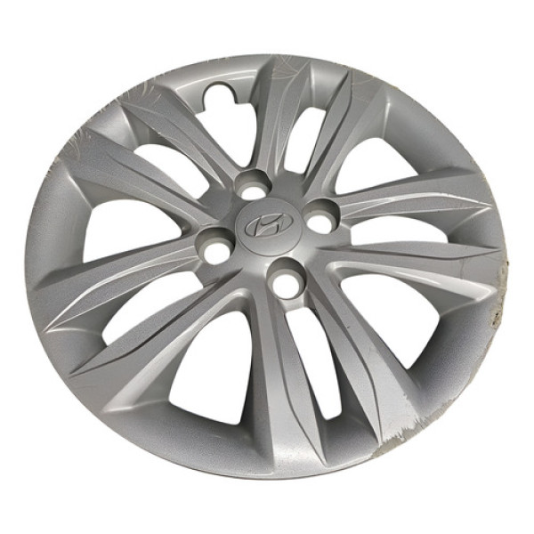 Calota Aro 15 529601s100 Hyundai Hb20 2014 A 2016 C/detalhe - Prata