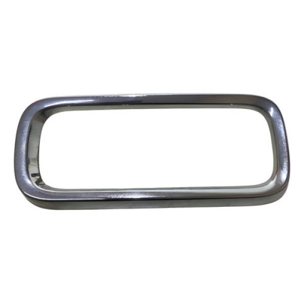 Moldura Grade Parachoque Jeep Renegade 2017 A 2020 Detalhe Cromado Ambos Lados