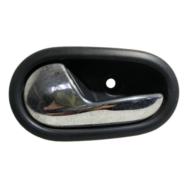 Maçaneta Interna Traseira Esq Renault Logan 2018 806714381r  Preto Traseira