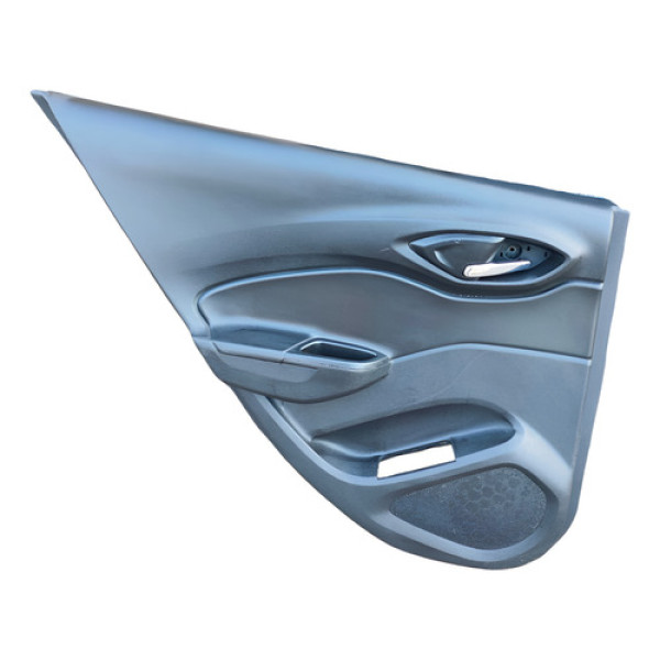 Forro Porta Traseiro Esquerdo Chevrolet Onix 2016 A 2019 Preto