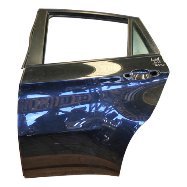 Porta Traseira Esquerd Bmw X6 2010 2011 2012 2013 2014  Traseira Esquerdo Prata