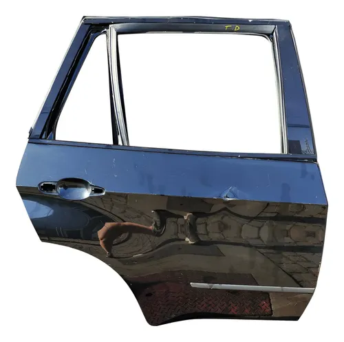 Porta Traseira Direita Bmw X5 2008 2009 2010 C/detalhe Preta Traseira Direita Preto