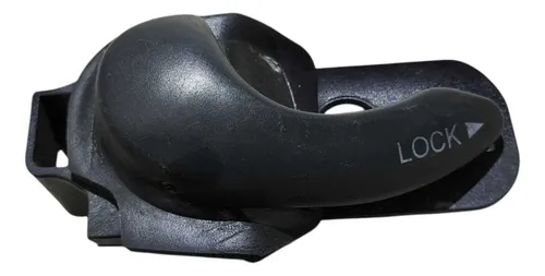 Maçaneta Interna Dianteira Esquerda Fiat Palio 1996 A 2004 Preto Dianteira