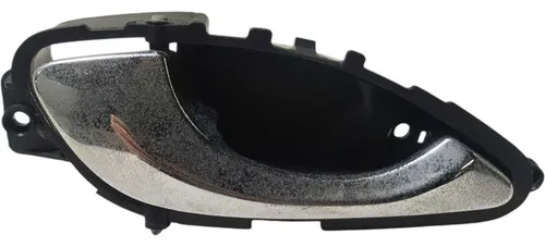 Maçaneta Interna Dianteira Esquerda Jac J5 2012 2013 2014 Prata Dianteira