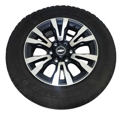Roda Aro 18 C/ Pneu Gm S10 Ltz 2018 A 2022 C/detalhe Preto
