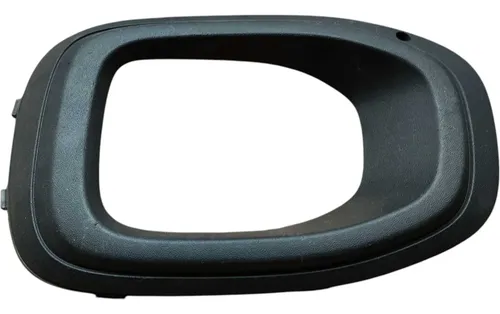 Moldura Esquerda Farol Milha Volkswagen T-cross 2018 A 2020 Preto Esquerdo