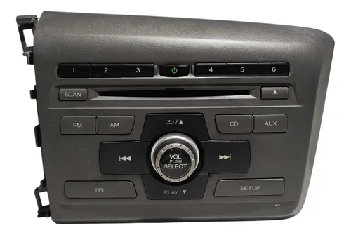 Rádio Original Som 39100ts0m01 Honda Civic 2012 2013 A 2016