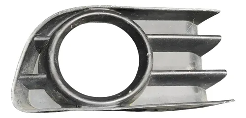 Moldura Grade Farol Milha Esquerdo Renault Megane 2008/2012  Preto Esquerdo